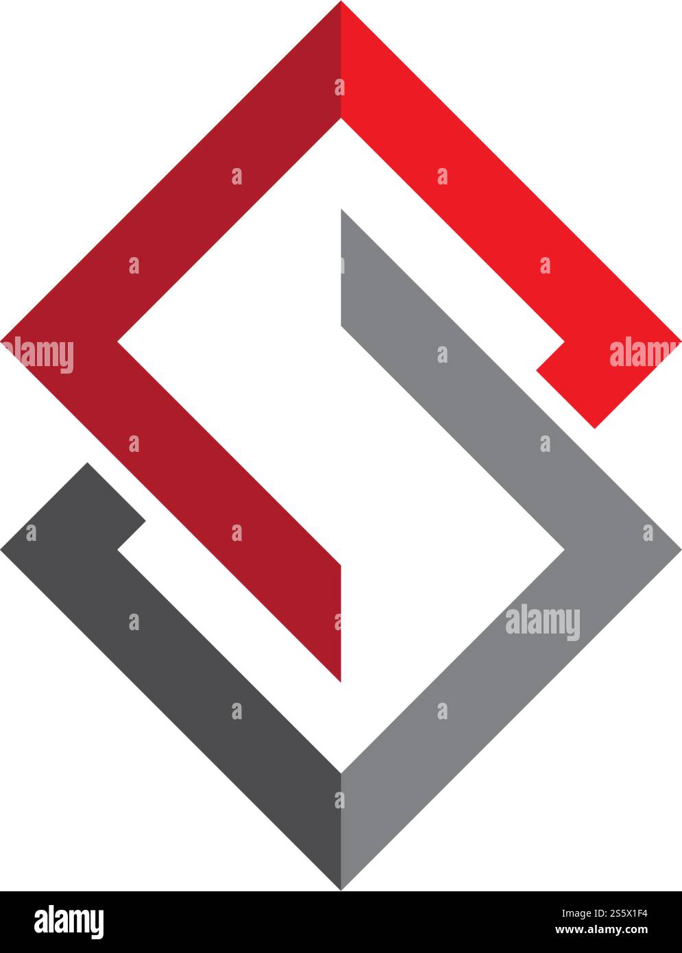 S Brief Logo Vorlage Stock Vektor