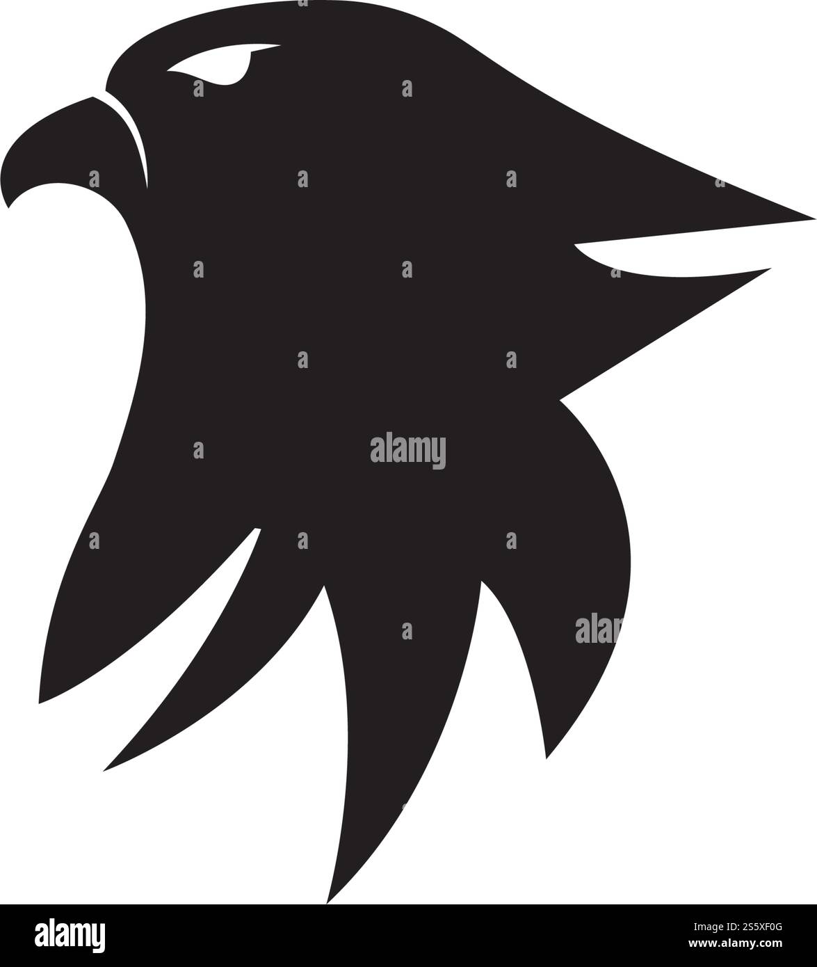 Falcon Logo Template Vector Illustration Design Stock Vektor