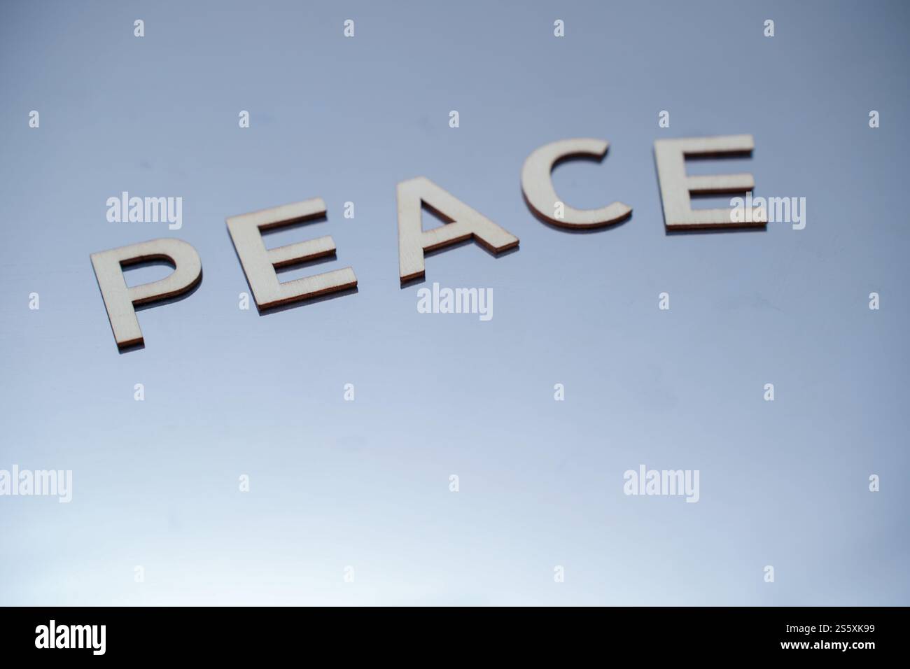 Schriftzug des Wortes - Peace - für Banner, Vorlagen oder Design Stockfoto Schriftzug des Wortes - Peace - für Banner, Vorlagen oder Design Stockfoto