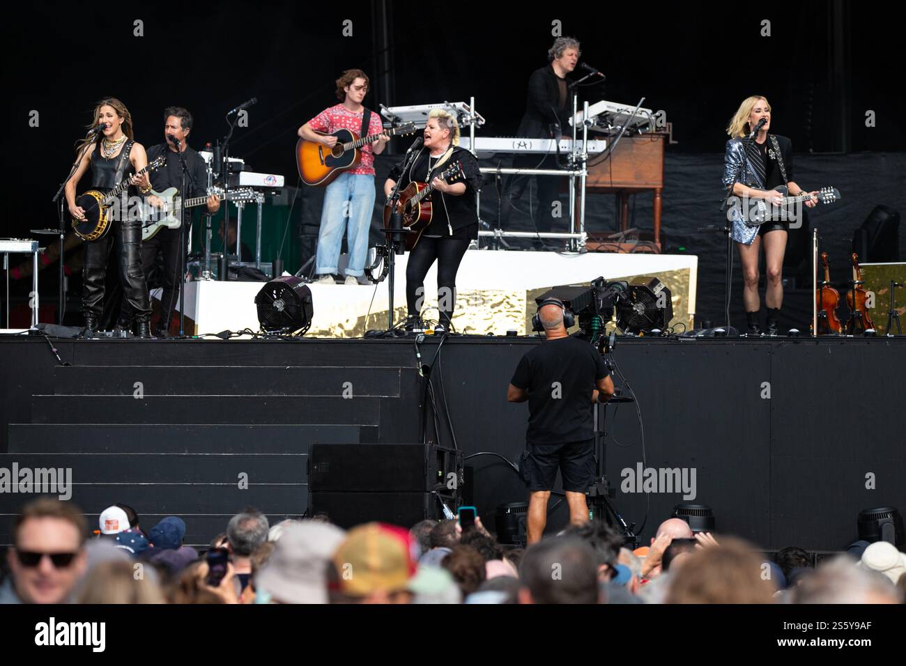 London, UK - 6. Juli 2023: The Chicks treten bei American Express British Summer time in Hyde Park auf Stockfoto