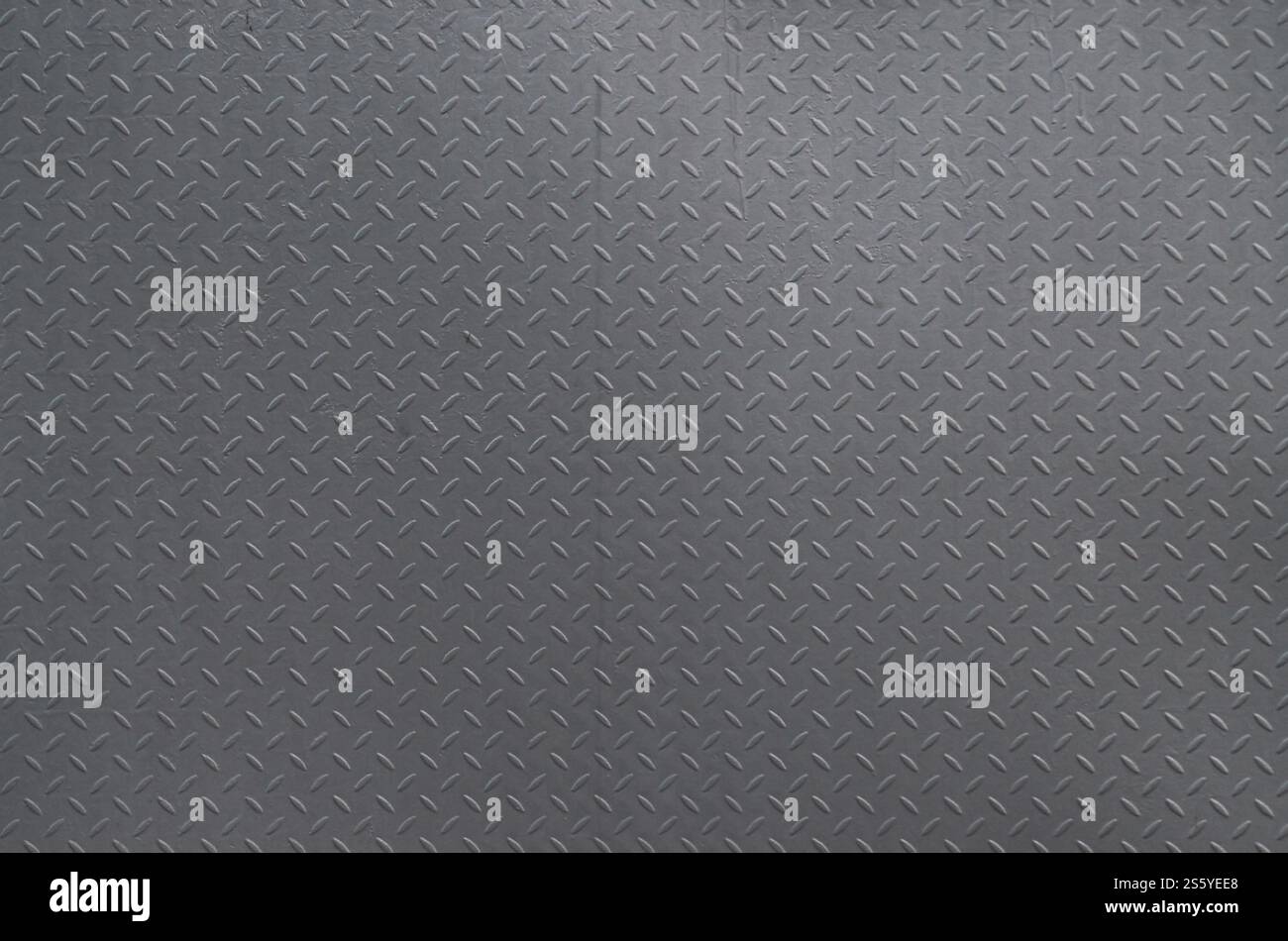 Metall Textur Hintergrund Aluminium gebürstet Silber. Metall Bodenplatte mit Rautenmuster. Grunge Background Image Stockfoto