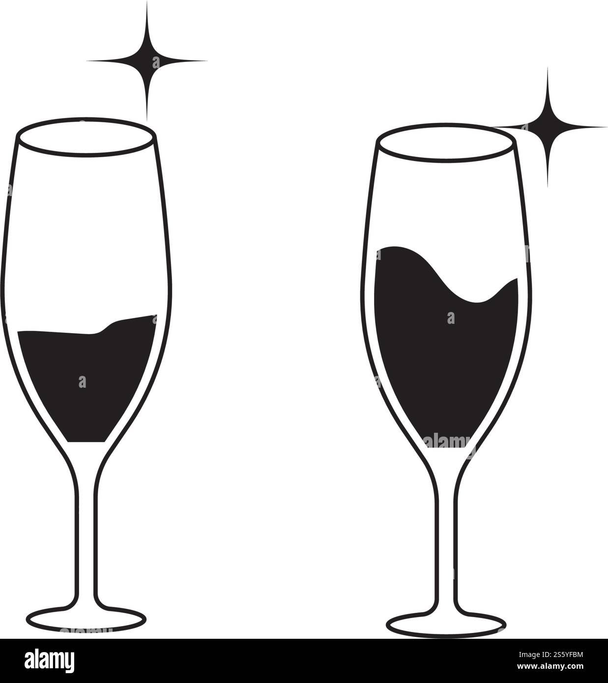 Weinlogo Vorlage Vektor Symbol Natur Stock Vektor