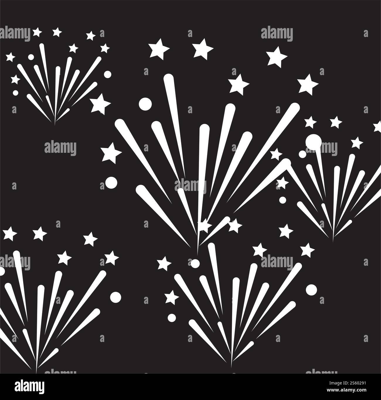 Fireworks Logo Vorlage Vektor Symbol Natur Stock Vektor