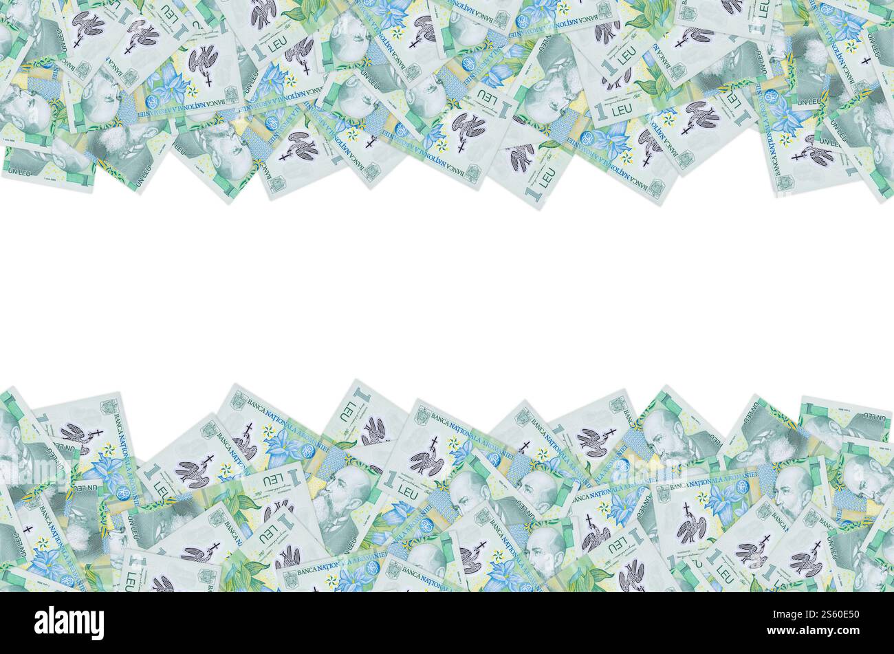 Nicolae Iorga Porträt auf rumänischem Geld 1 Leu 2005 Banknote von rumänischer Bank. Nicolae Iorga berühmter Historiker, Gedächtnisforscher und Universitätsprofessor. Stockfoto