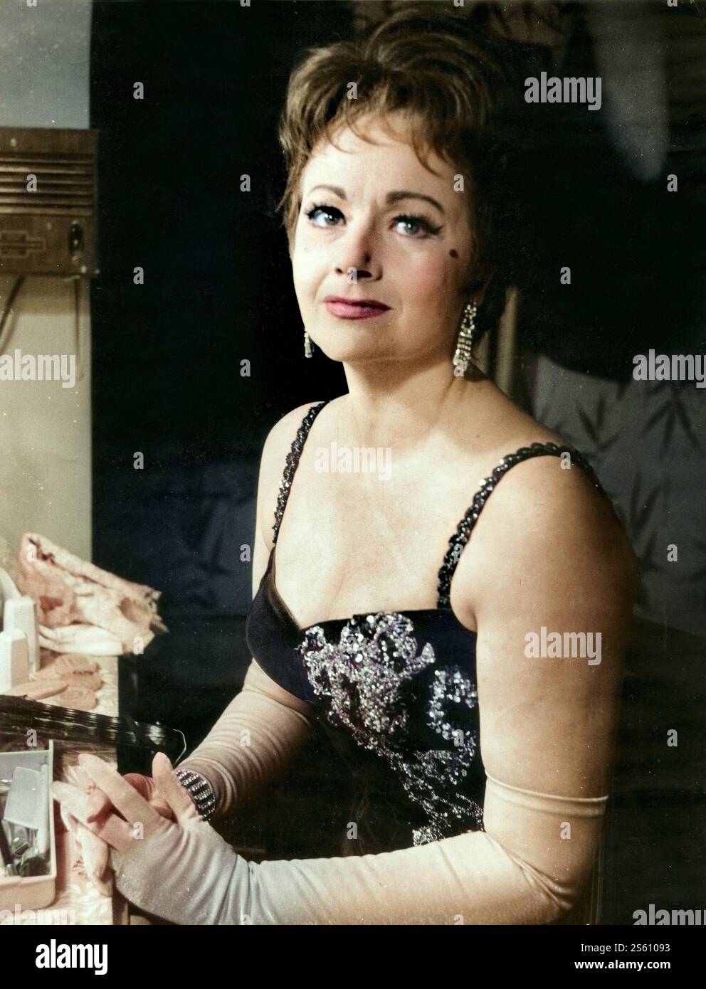 Britische Schauspielerin Margaret Lockwood Birminghams Alexandra Theatre 1965 Stockfoto