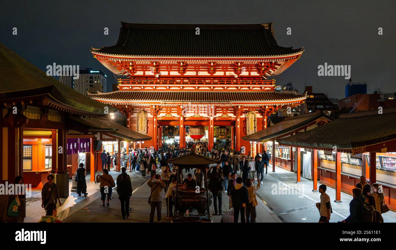 Senso-Ji Tempel, Tokyo, Japan Stockfoto