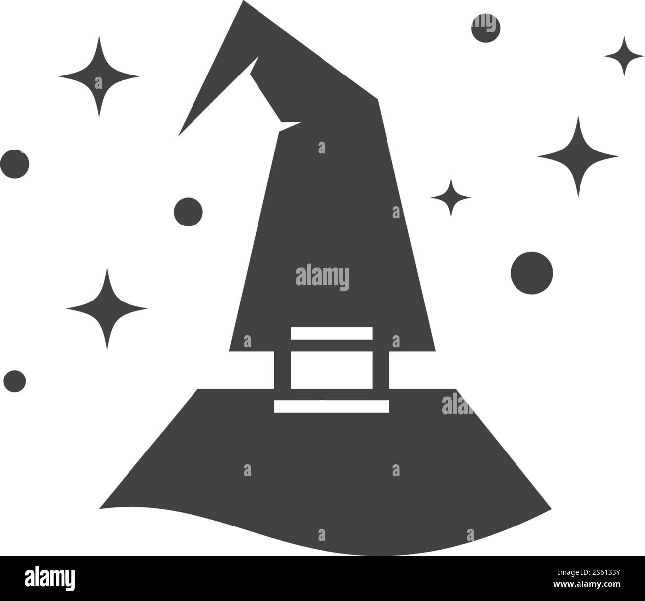 Vektorvorlage für das Caps-Zeichen des Assistenten Stock Vektor