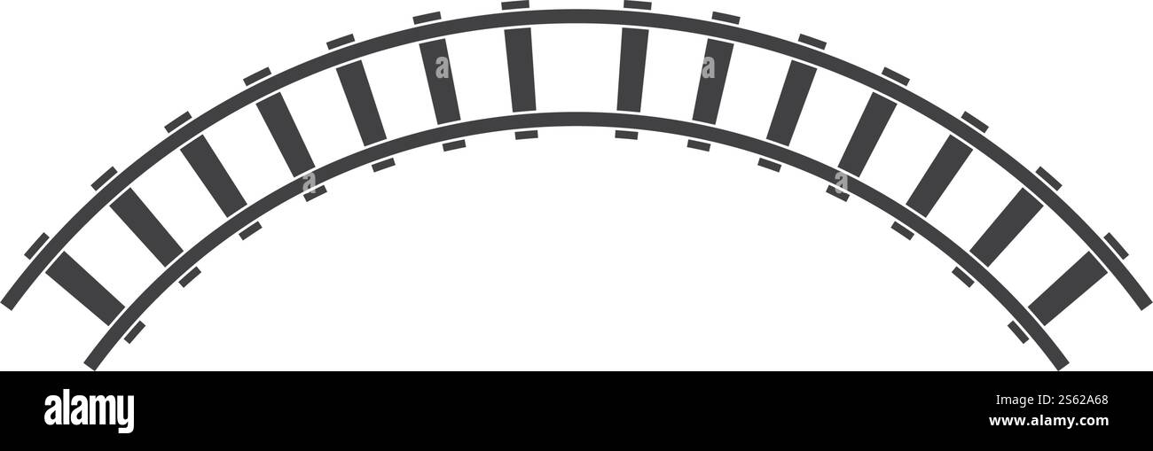 Eisenbahn Illustration Vektor flach Design Stock Vektor