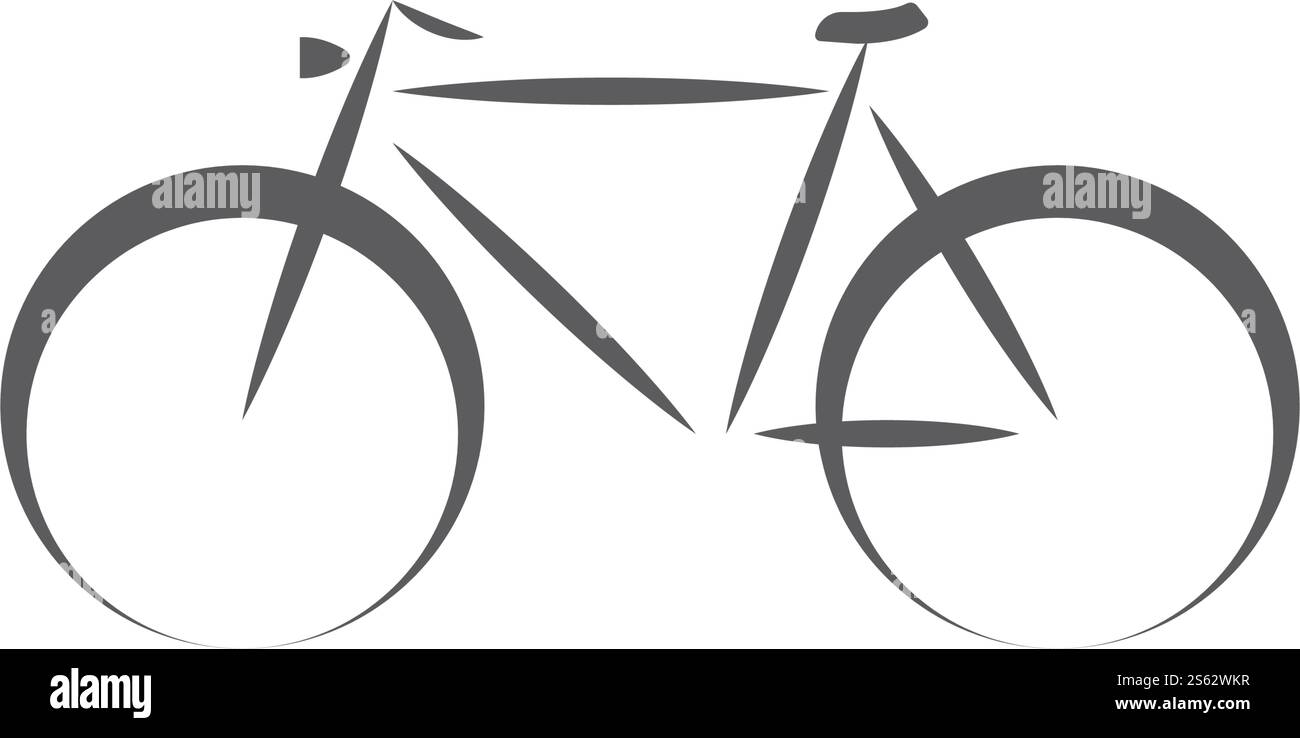 Cycling Logo Template Vektorsymbol Natur Stock Vektor