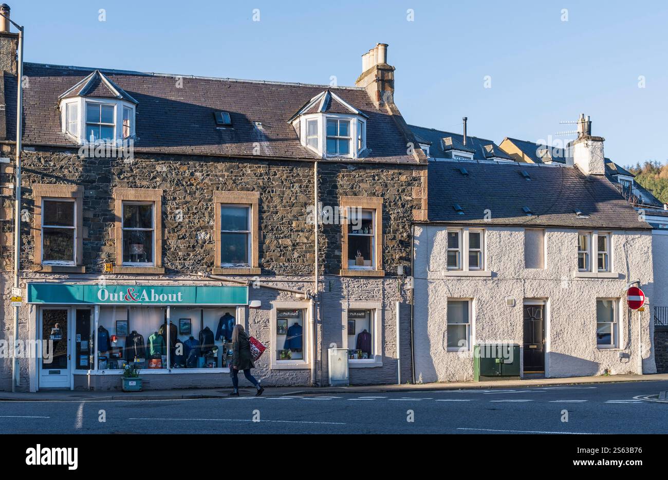 Archivierung in Peebles, Scotlandf Stockfoto