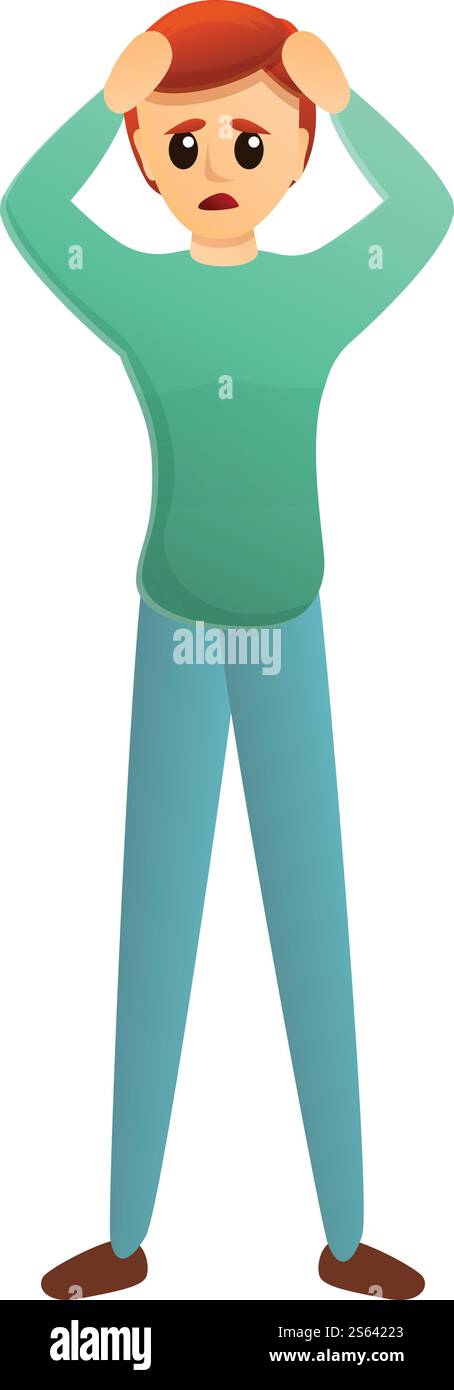 Symbol für psychiatrische Klinik. Cartoon von psychiatrischen Krankenhaus Vektor-Symbol für Web-Design isoliert auf weißem Hintergrund. Ikone der psychiatrischen Klinik, Cartoon-Stil Stock Vektor