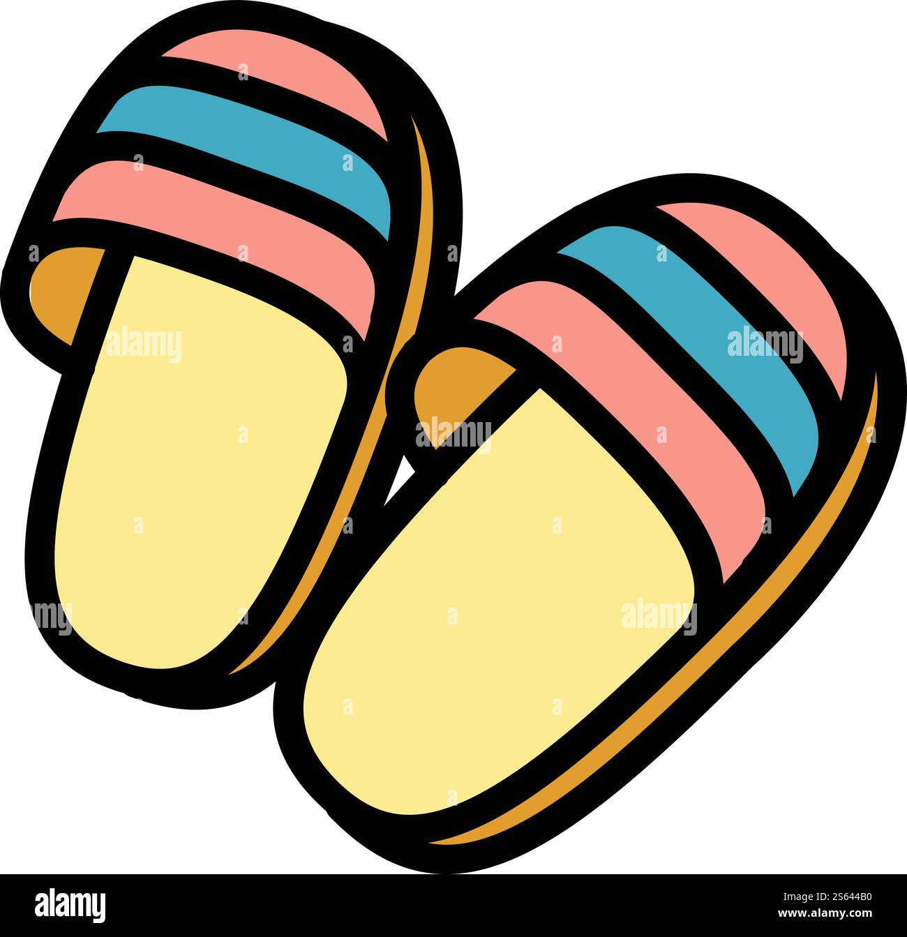 Symbol Hausschuhe. Umreißen Sie Haus Hausschuhe Vektor-Symbol für Web-Design isoliert auf weißem Hintergrund. Hausschuhe Symbol, Outline-Stil Stock Vektor