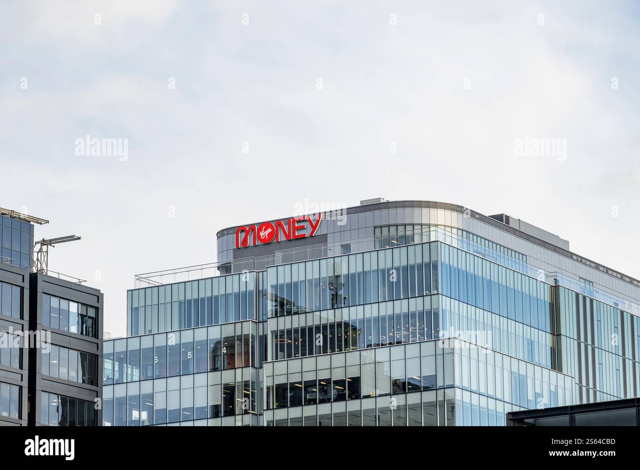 Virgin Money Bürogebäude, Glasgow, Schottland, Großbritannien, Europa Stockfoto