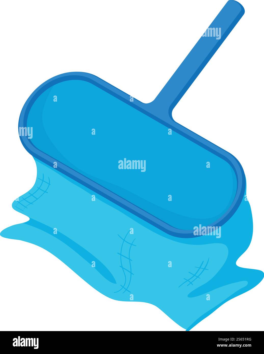 Symbol "Pool-Netz reinigen". Isometrisch des Symbols für den sauberen Pool-Netzvektor für Webdesign isoliert auf weißem Hintergrund. Symbol „Pool-Netz reinigen“, isometrischer Stil Stock Vektor