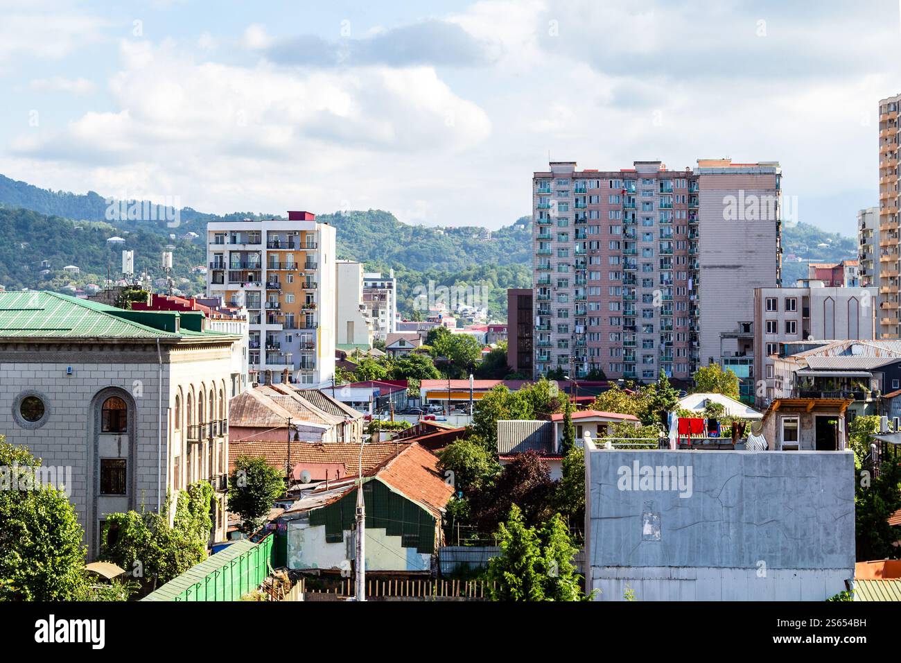 Reisen Sie nach Georgia - Batumi City Sightseeing am sonnigen Herbsttag Stockfoto