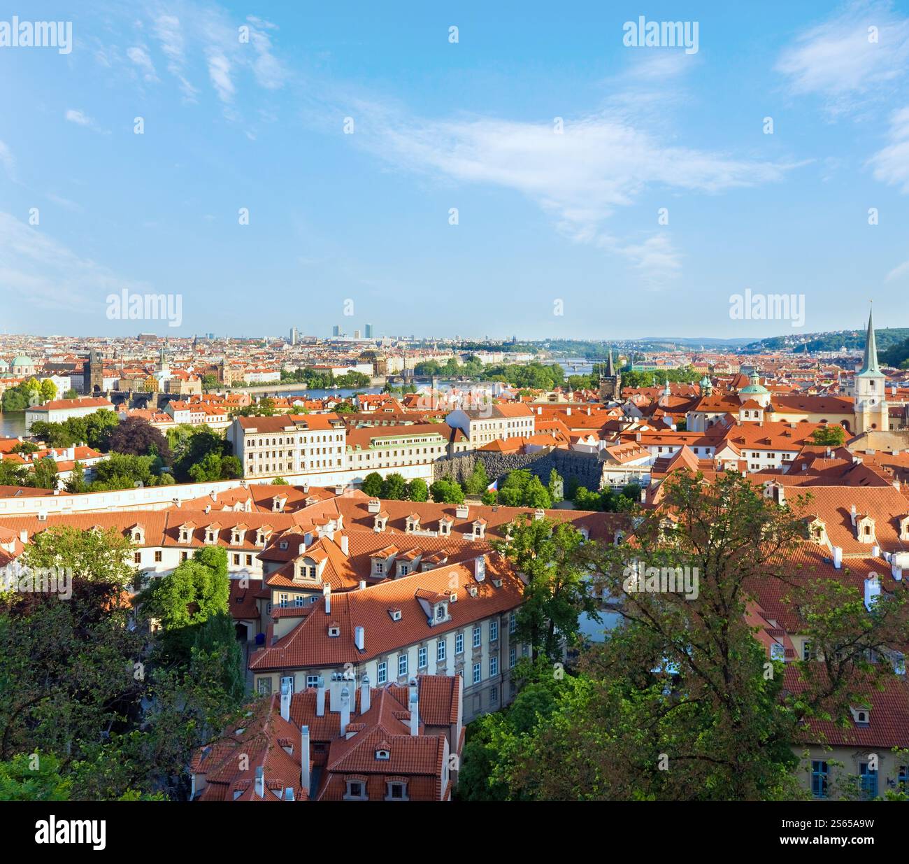 Stare Mesto (Altstadt) Ansicht, Prag, Tschechische Republik Stockfoto