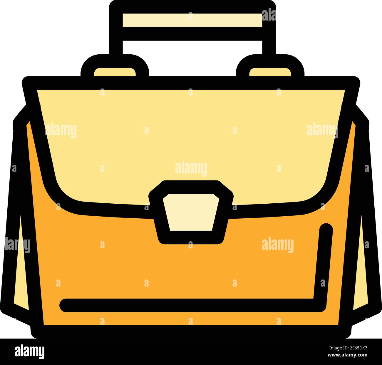 Ledertasche mit Symbol. Umrissledertasche Vektor-Symbol für Webdesign isoliert auf weißem Hintergrund. Ledertasche mit Icon, Outline-Style Stock Vektor