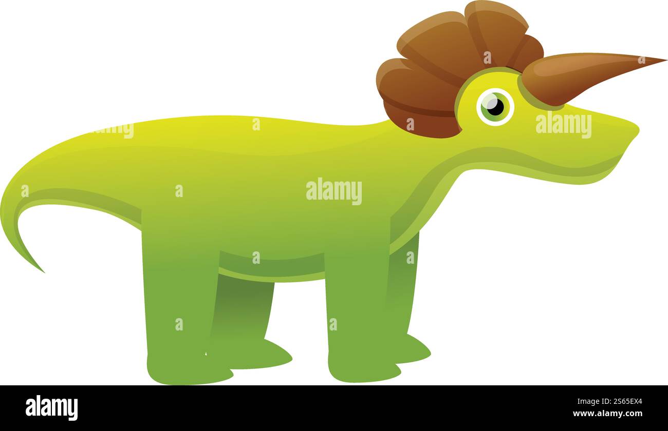 Dino-Monster-Symbol. Cartoon von Dino Monster Vektor Symbol für Web Design isoliert auf weißem Hintergrund. Dino-Monster-Ikone, Cartoon-Stil Stock Vektor