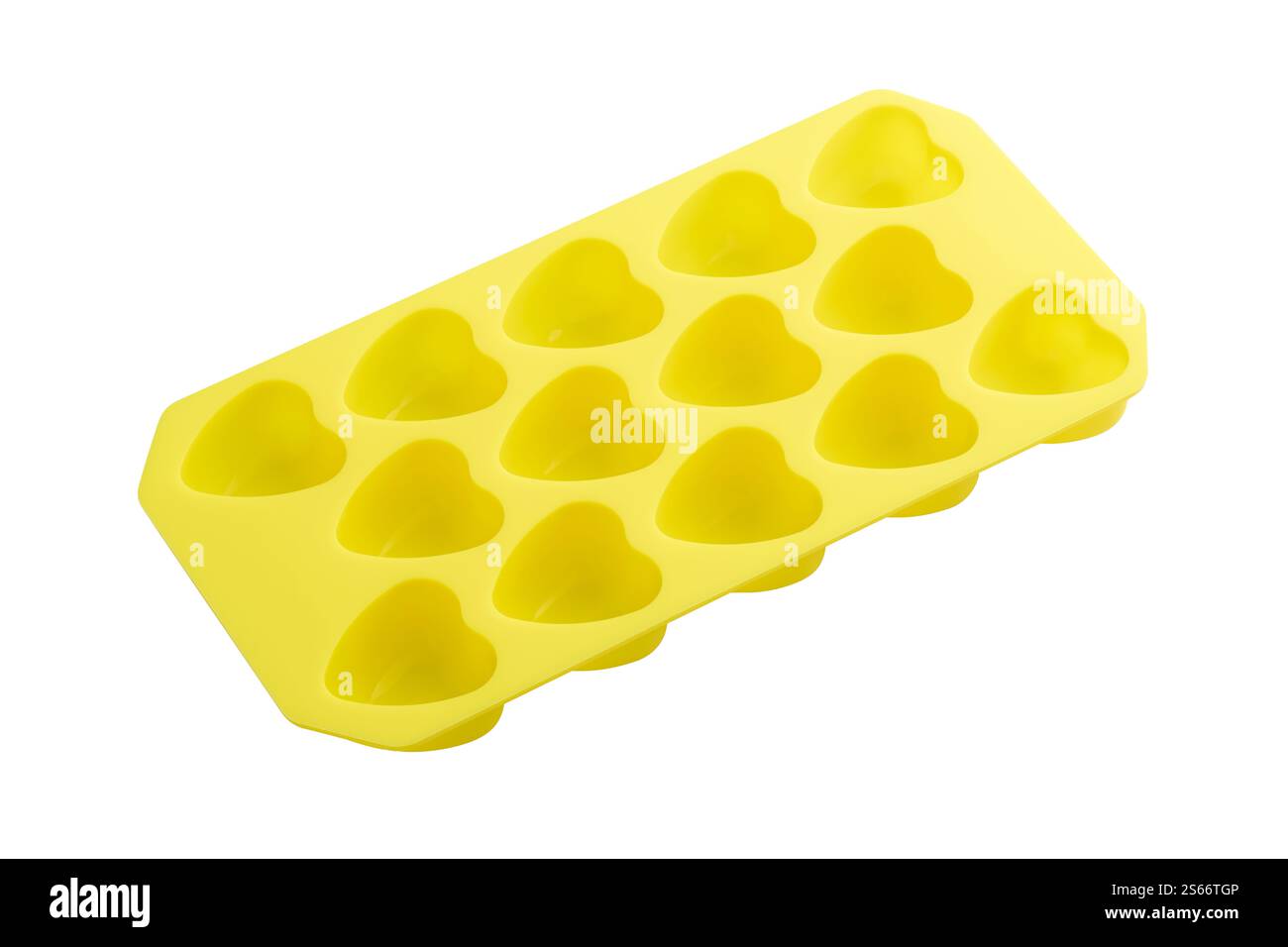 Silikonform zur Herstellung von Süßigkeiten, Marmelade, Schokolade und Eis. Ausschnitt. Stockfoto