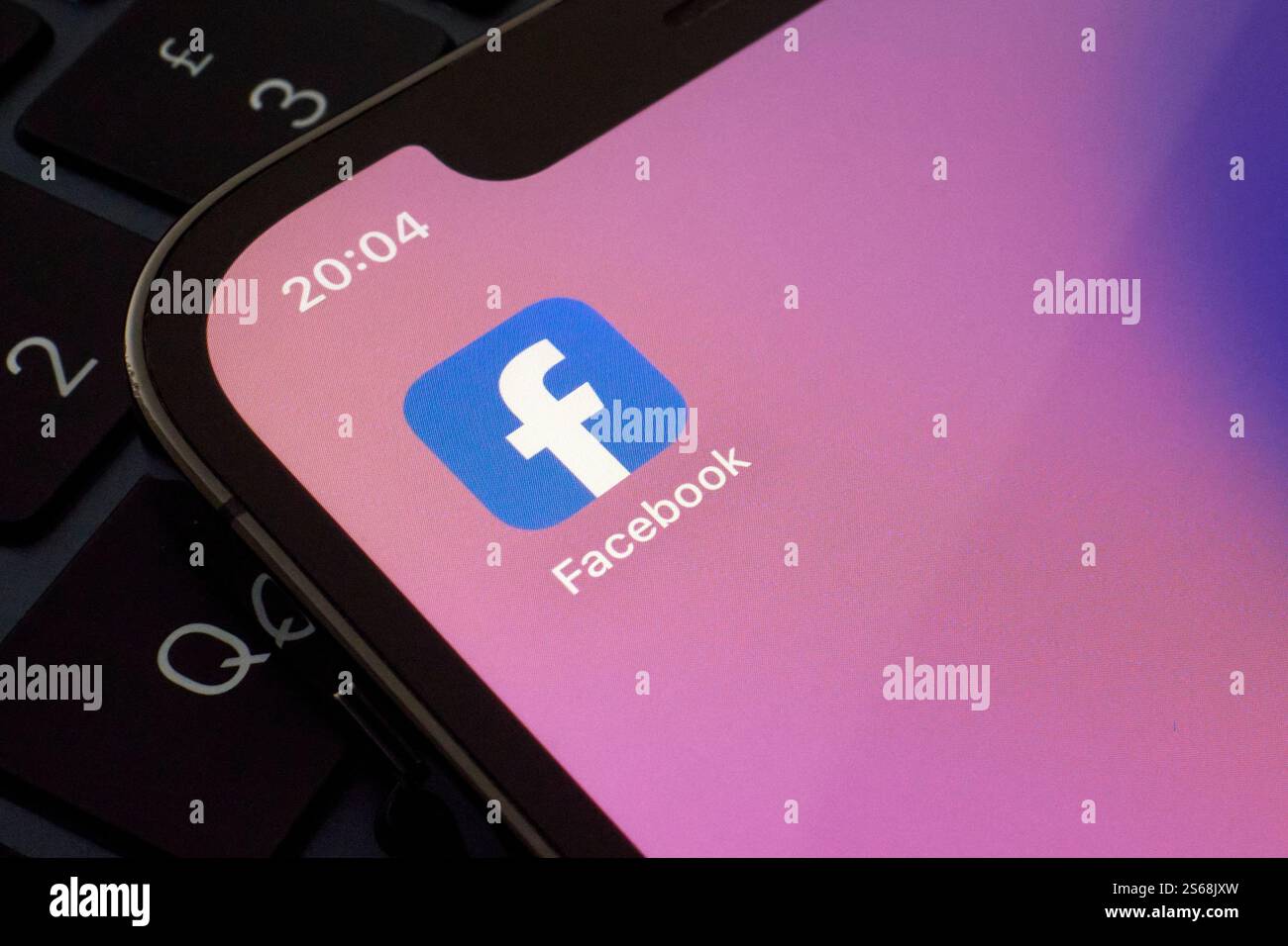 Facebook: Die Social-Media-Plattform, Die Die Kommunikation Revolutionierte Stockfoto