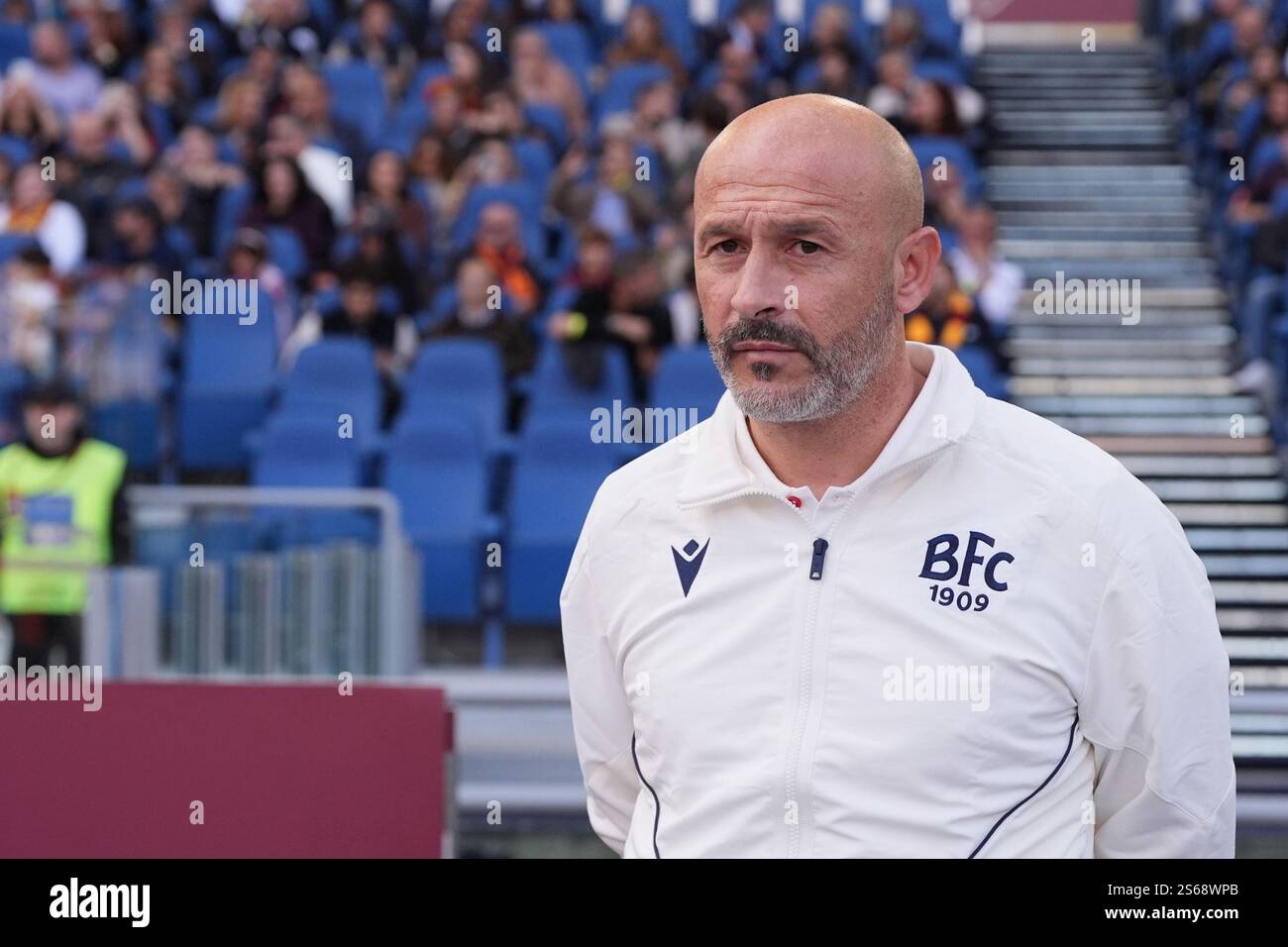 Roma, Italien. November 2024. Bolognas Cheftrainer Vincenzo Italiano während des EniLive-Fußballspiels der Serie A zwischen Roma und Bologna im Olympiastadion in Rom, Italien - Sonntag, 10. November 2024 - Sport Soccer ( Foto: Alfredo Falcone/LaPresse ) Credit: LaPresse/Alamy Live News Stockfoto