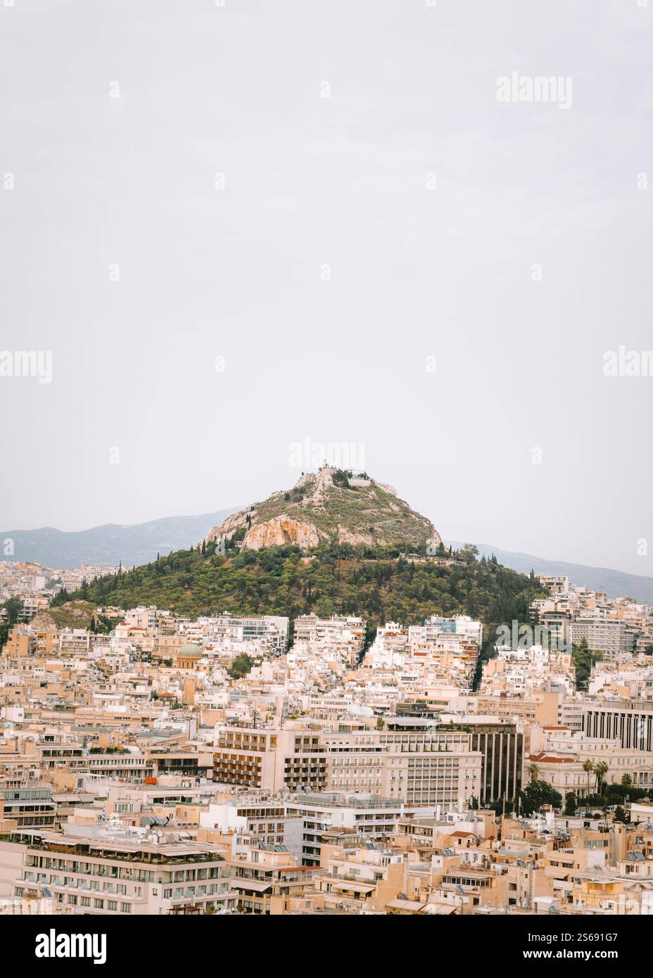 Lycabettus-Hügel, Athen, Griechenland Stockfoto