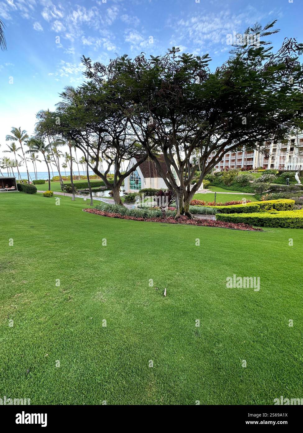 Kirche in Maui - Smartphone-aufgenommenes Stockfoto
