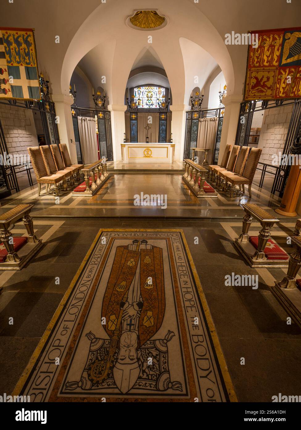 Mandell Creighton, Bischof von London, in der Krypta, St. Pauls Cathedral, Stockfoto