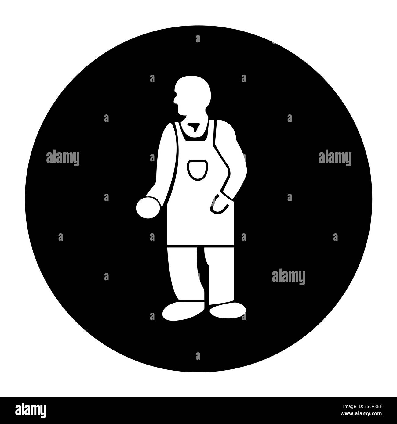 PSA-Symbol.Tragen Sie Schutzkleidung Symbol Isolate auf weißem Hintergrund, Vektor-Illustration EPS.10 Stock Vektor