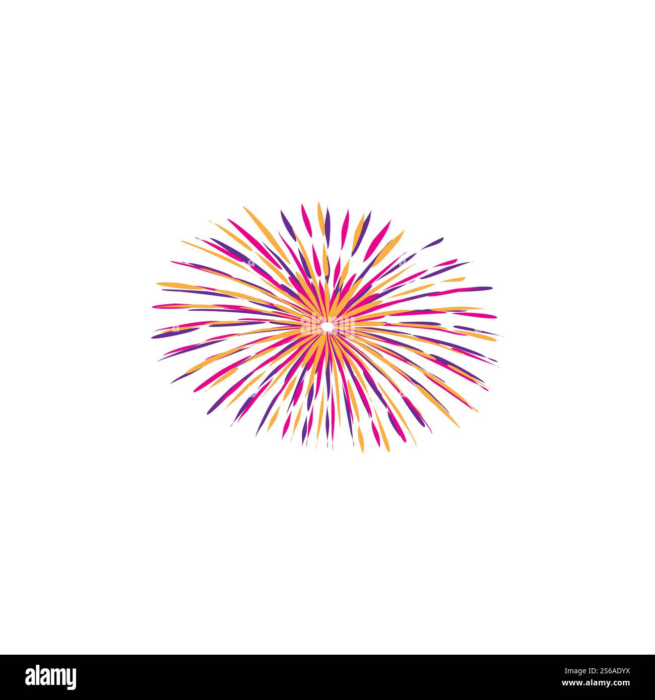 Fireworks Logo Vorlage Vektor Symbol Natur Stock Vektor