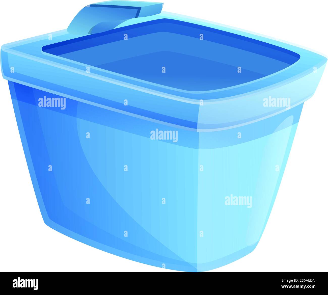 Bidet-Symbol für Dusche. Cartoon des Dusche Bidet Vektor-Icons für Web-Design isoliert auf weißem Hintergrund. Duschwasserbidet-Ikone im Cartoon-Stil Stock Vektor