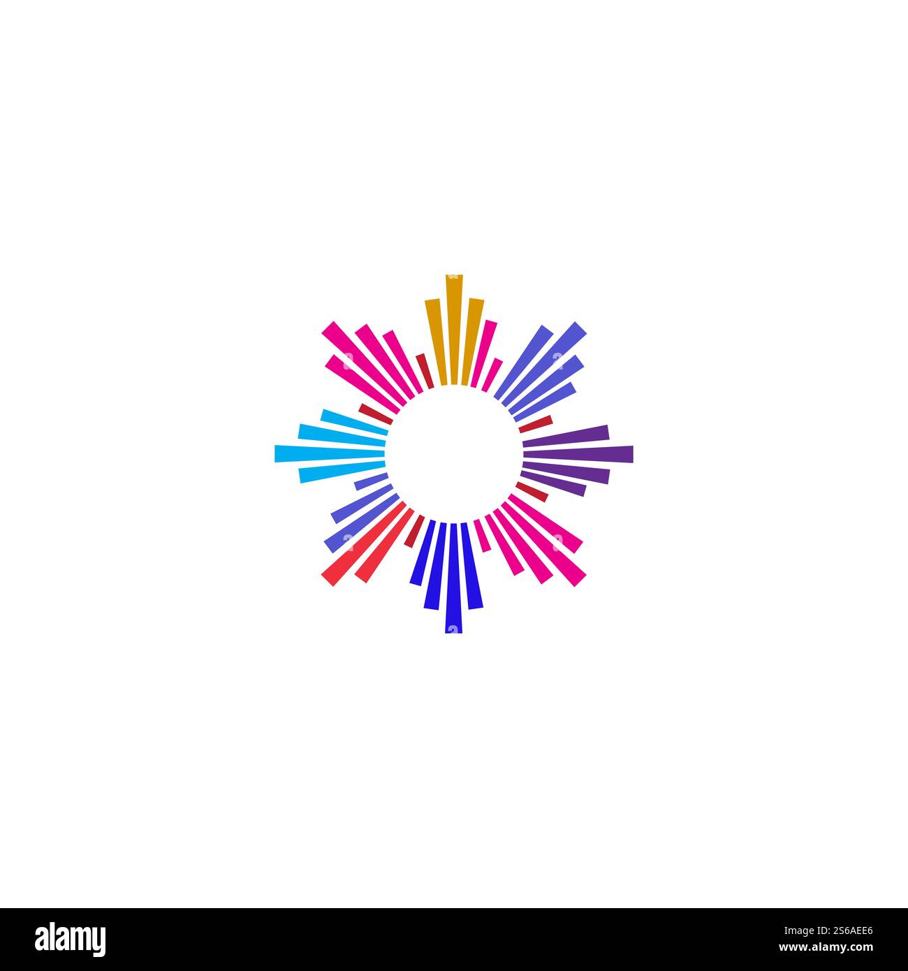 Fireworks Logo Vorlage Vektor Symbol Natur Stock Vektor