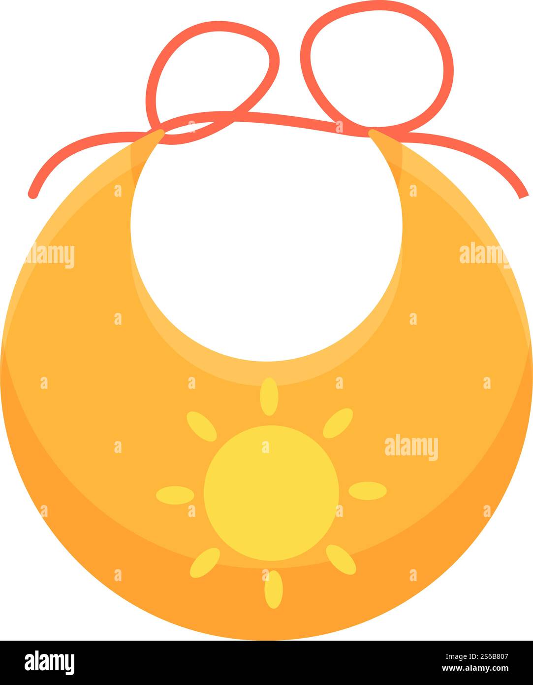 Symbol für das Füttern von Babykleidung. Cartoon der Babykleidung Fütterung Vektor-Symbol für Web-Design isoliert auf weißem Hintergrund. Babykleidung Fütterung Symbol, Zeichentrickstil Stock Vektor