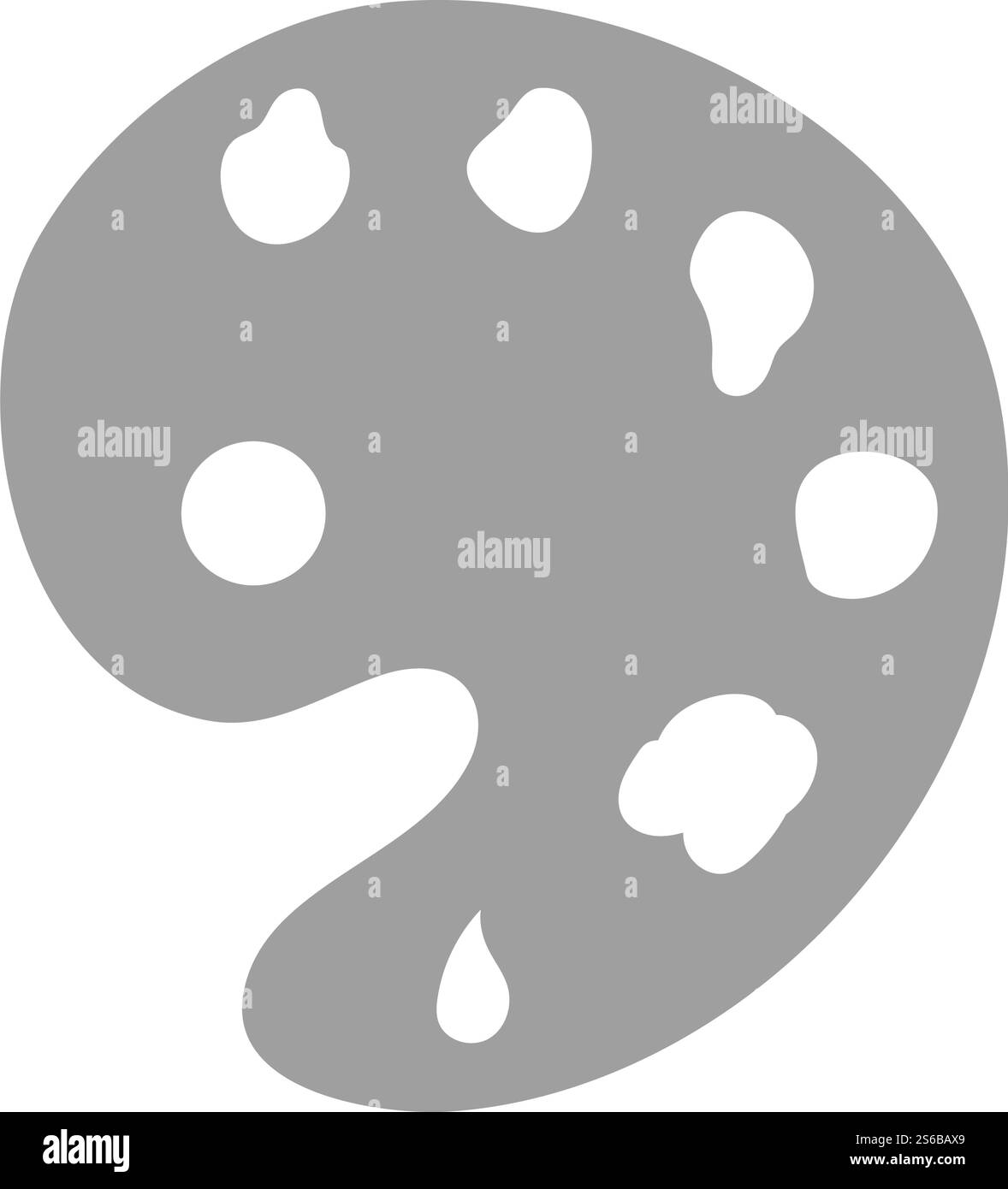 Palettensymbol. Flaches Farbdesign. Vektorgrafik. Stock Vektor