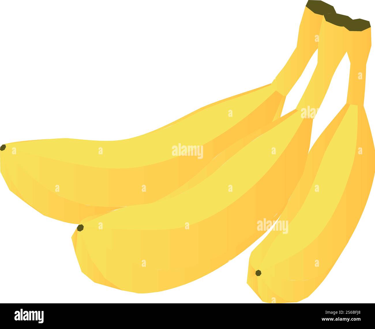 Symbol für Bananenzweig. Isometrisch des Bananenverzweigungsvektorsymbols für Webdesign isoliert auf weißem Hintergrund. Bananenzweigsymbol, isometrischer Stil Stock Vektor