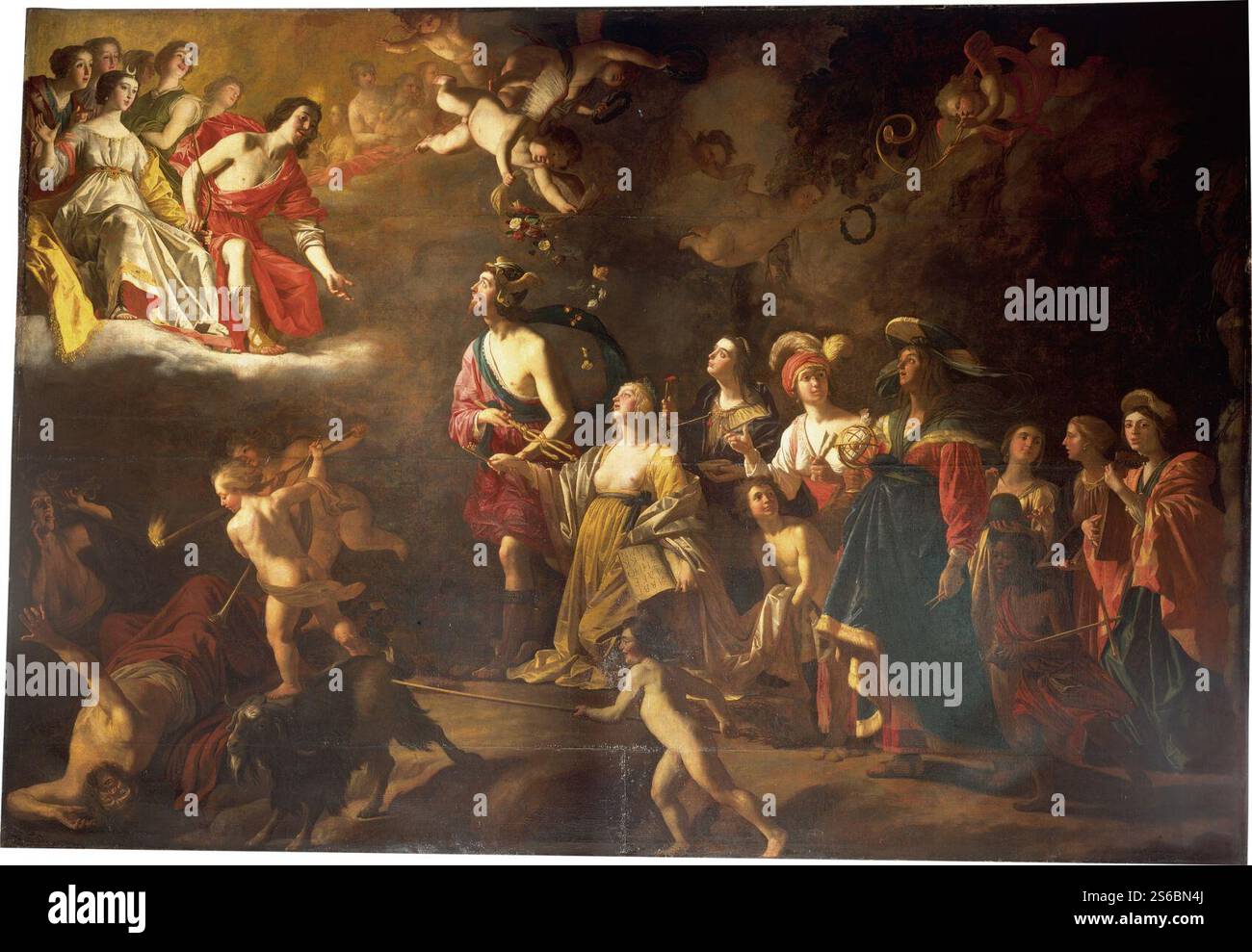 Gerrit van Honthorst (Utrecht 1590-1656) - Apollo und Diana Stockfoto