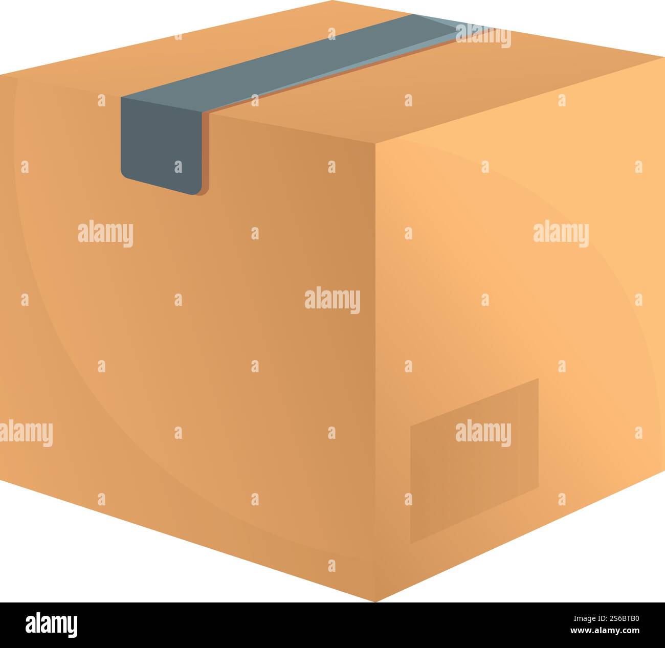 Symbol für Lagerparzelle. Cartoon des Lagerhaus-Paketvektorsymbols für Webdesign isoliert auf weißem Hintergrund. Lagerhaus-Paket-Symbol, Cartoon-Stil Stock Vektor