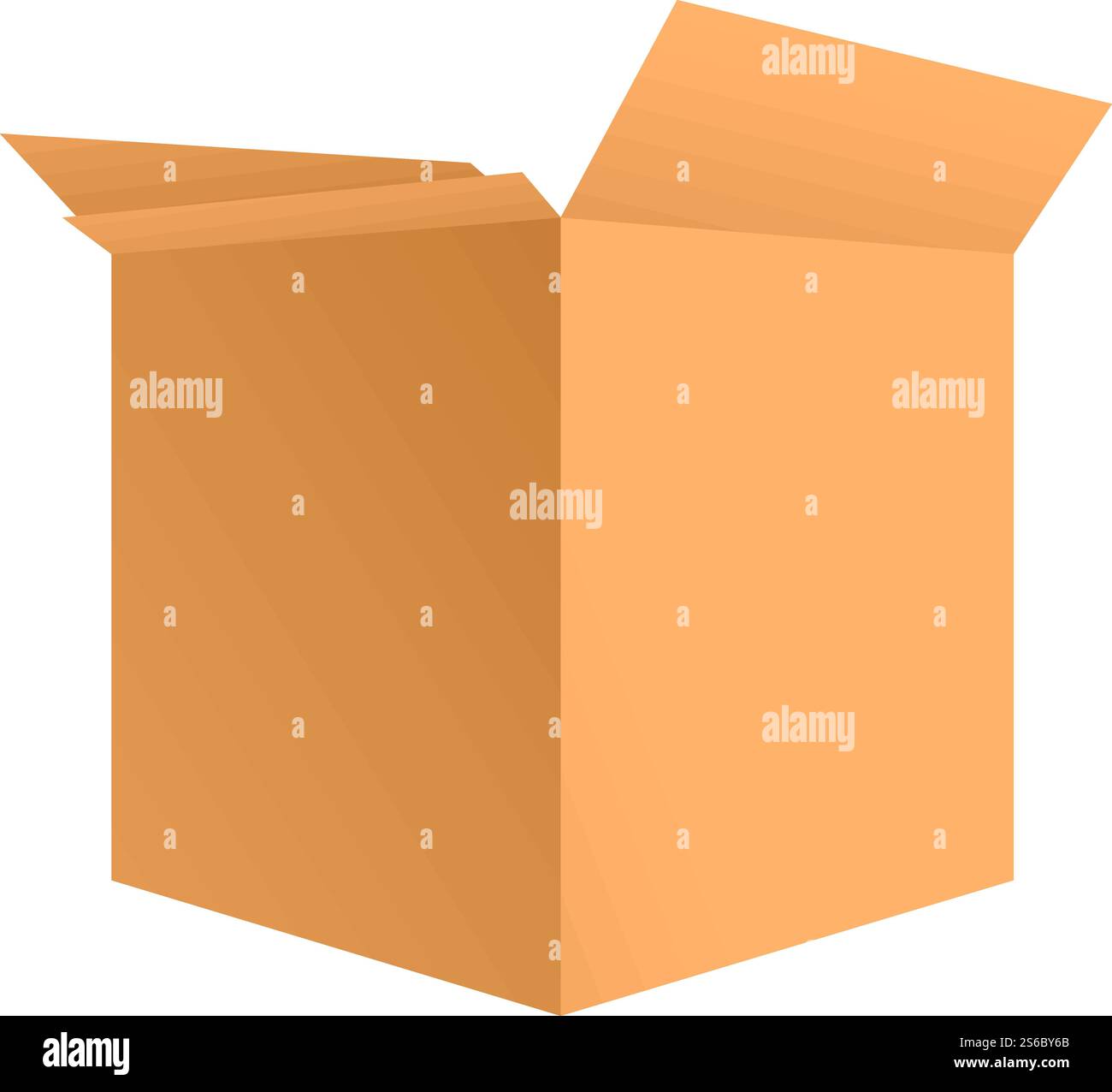 Symbol für Lageretikett „Paket“. Cartoon des Lagerhausetikett-Paketvektorsymbols für Webdesign isoliert auf weißem Hintergrund. Lageretikett, Paketsymbol, Cartoon-Stil Stock Vektor