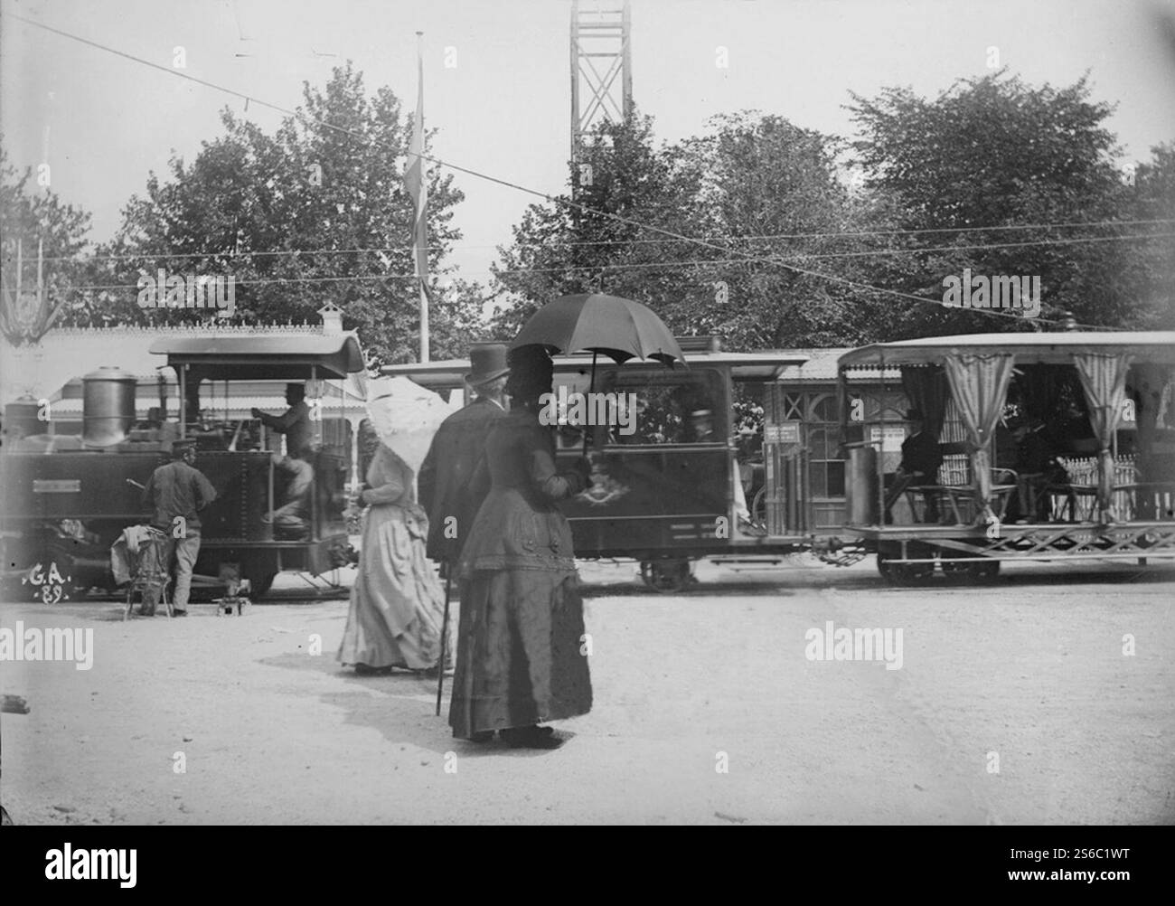 Georges Ancely (1847–1919): Chemin de fer Decauville. Stockfoto