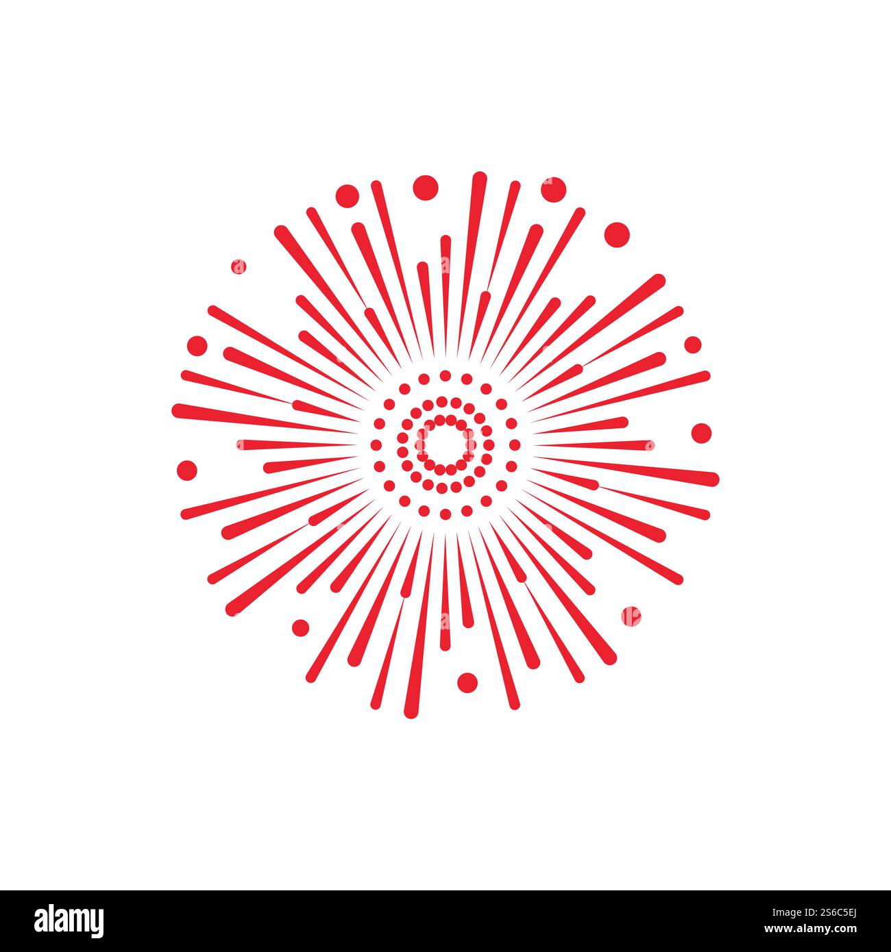 Fireworks Logo Vorlage Vektor Symbol Natur Stock Vektor