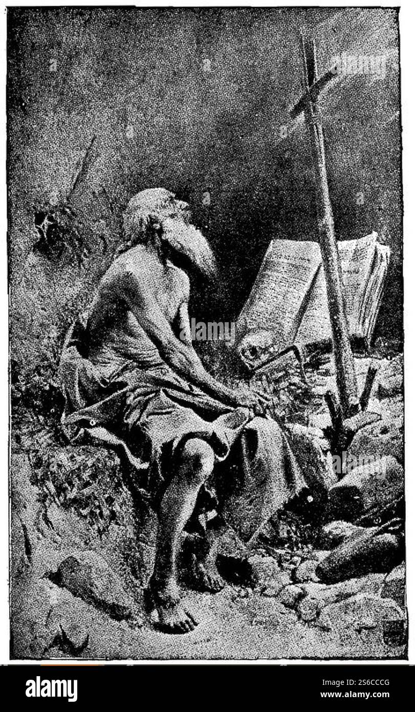 Giuseppe Calì, St. Jerome. Stockfoto