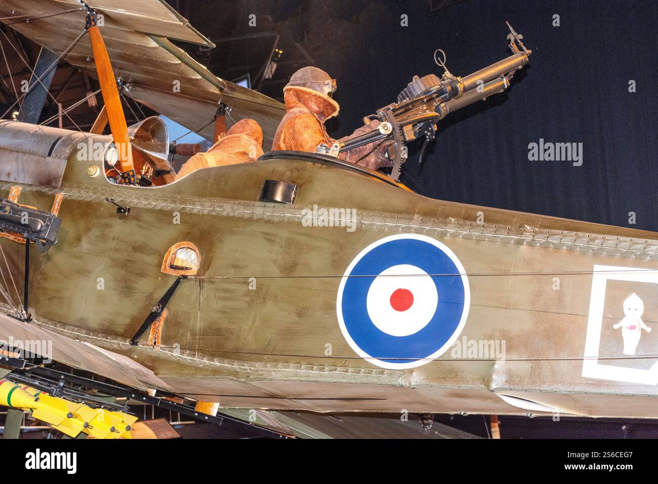 Knights of the Sky WW1 Ausstellung, Omaka Aviation Heritage Centre, Omaka, Blenheim (Waiharakeke), Marlborough Region, Südinsel, Neuseeland Stockfoto