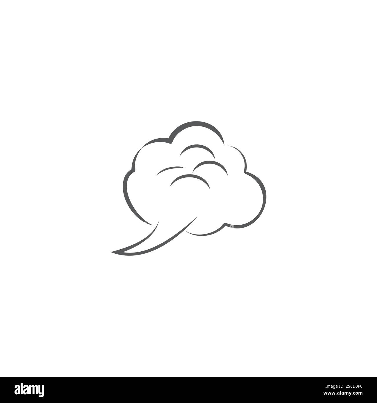 Cloud Comic Book Design Element Vektor Illustration Stock Vektor
