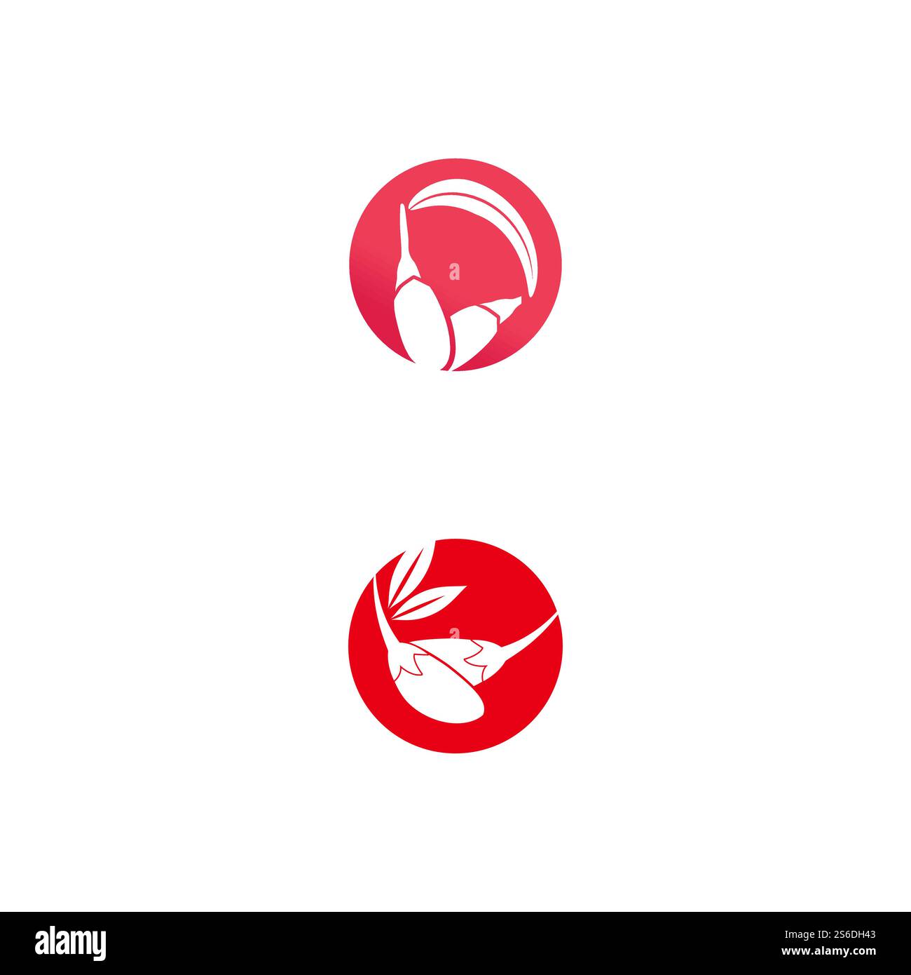 Goji-Beeren-Logo. Isolierte Goji-Beeren auf weißem Hintergrund Stock Vektor