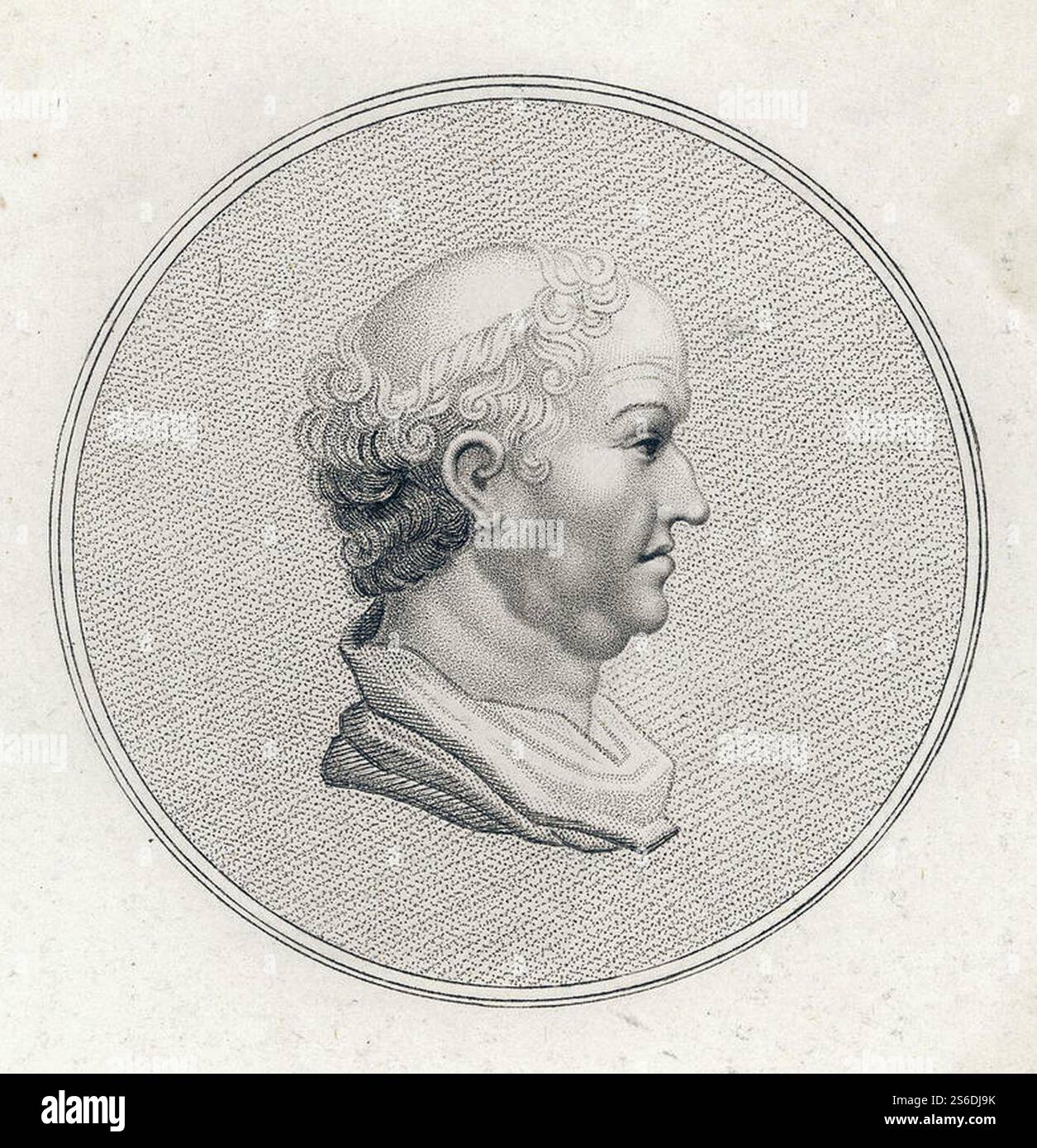 Gaius Cilnius Maecenas römischer Staatsmann (zugeschnitten). Stockfoto