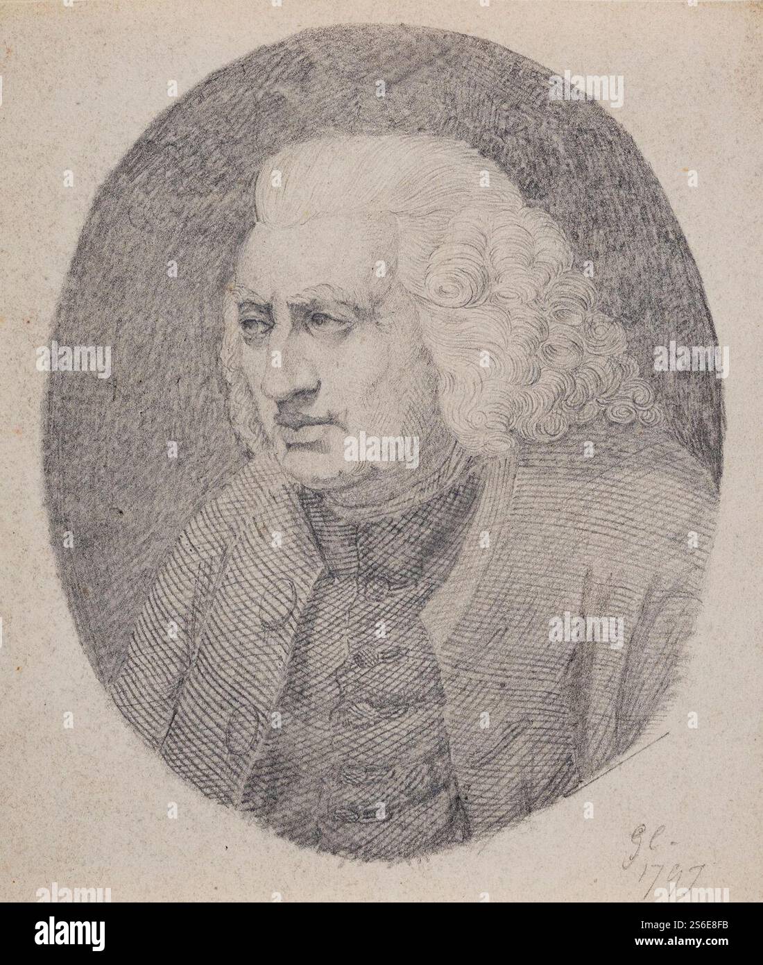 George Cooke - Dr. Samuel Johnson (1709-1784), nach Opie - 10502. Stockfoto