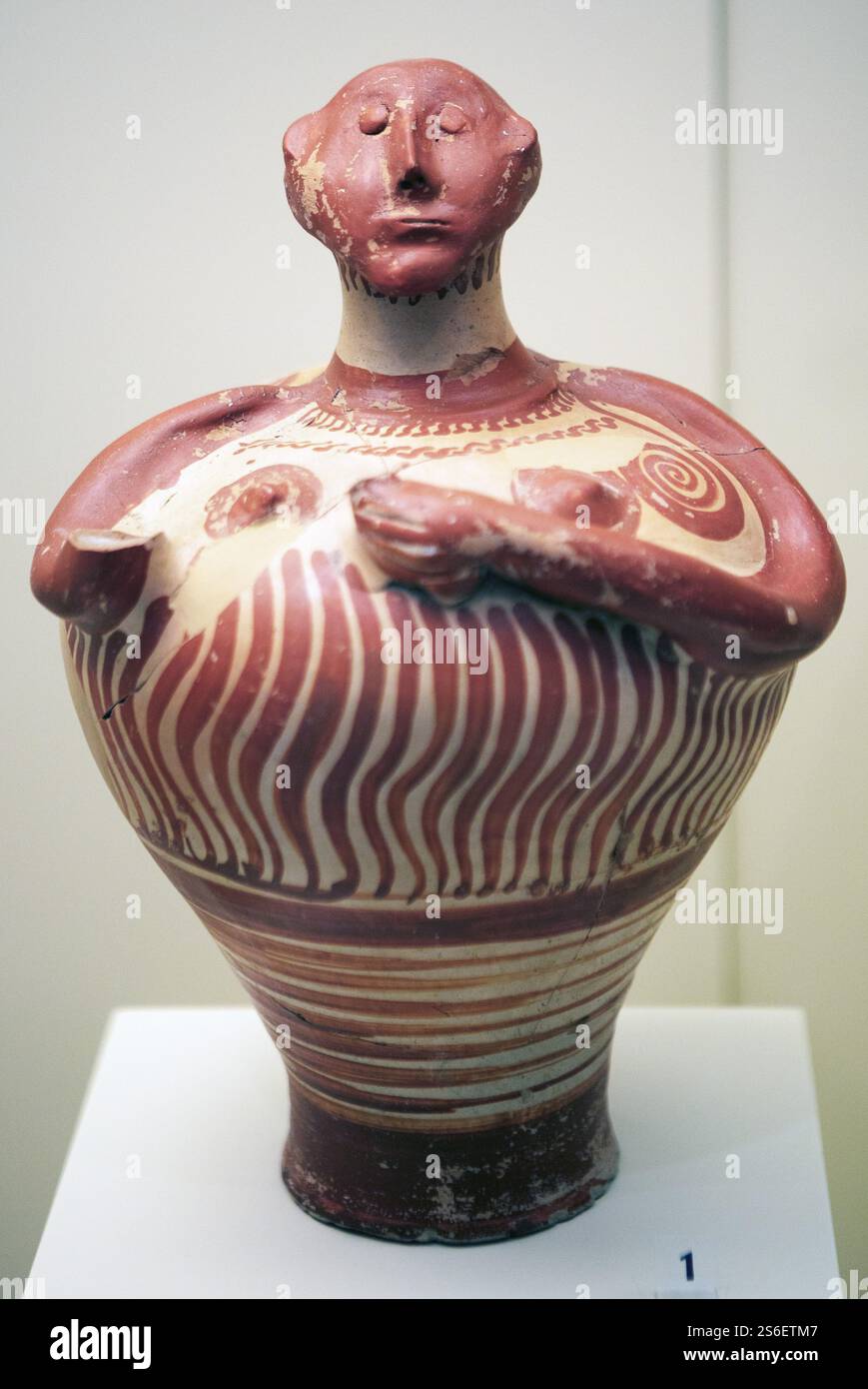 Antike Fundstätte in Mykene, griechische archäologische Stätte, Argolis, Peloponnes, Griechenland, Europa Stockfoto