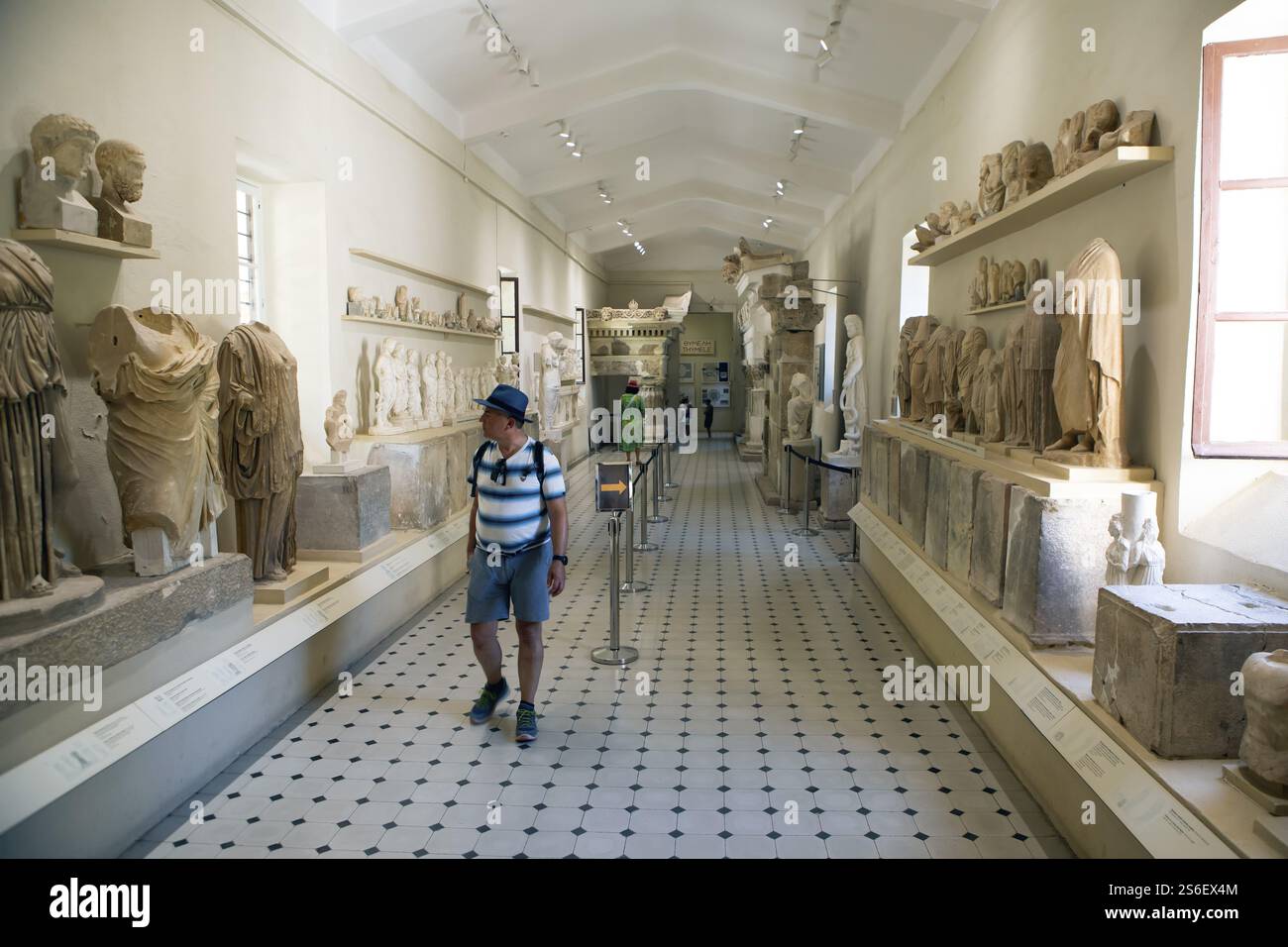 Archäologisches Museum des Asklepieions von Epidaurus, antike Stadt von Epidaurus, Argolis, Peloponnes, Griechenland, Europa Stockfoto