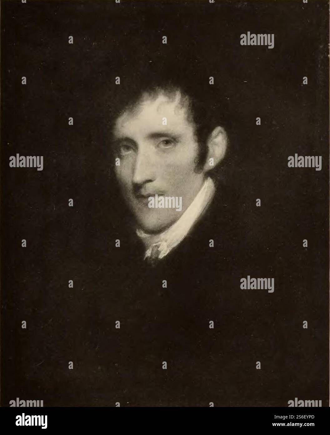 Gilbert Stuart - James Ogilvy - Park 590 (Ernte Seite 131). Stockfoto