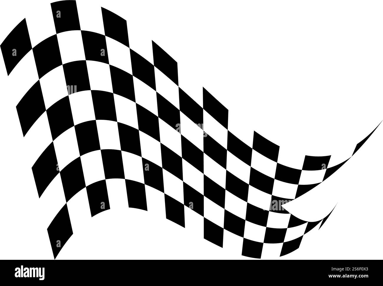 Race-flag Icon, einfaches Design Illustration Vektor Stock Vektor